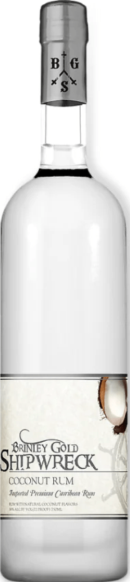 Brinley Gold Shipwreck White Coconut Rum 36%