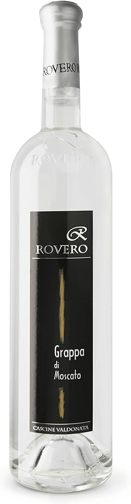 Rovero Grappa Moscato Cascine Valdonata 41%