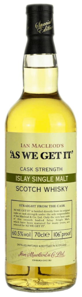 AS WE GET IT Islay Malt 60.5%