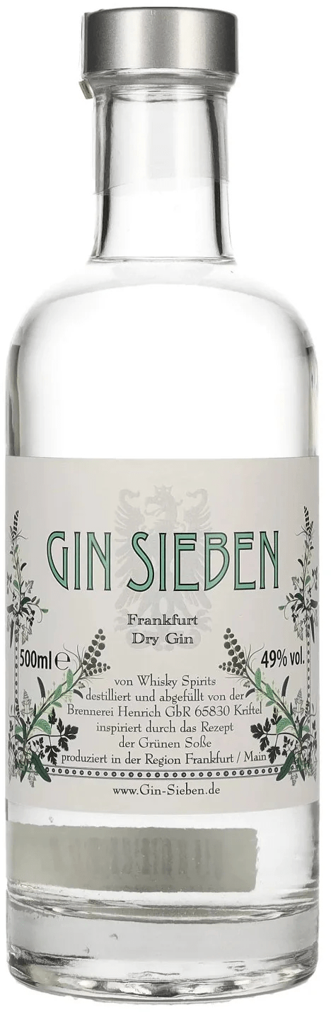 Sieben Frankfurt Dry Gin 49%
