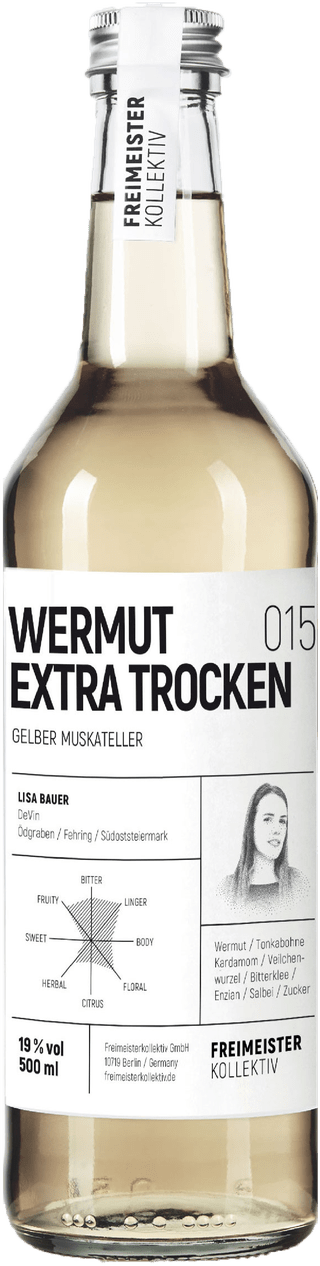 Freimeister Kollektiv Wermut Extra Trocken 19%