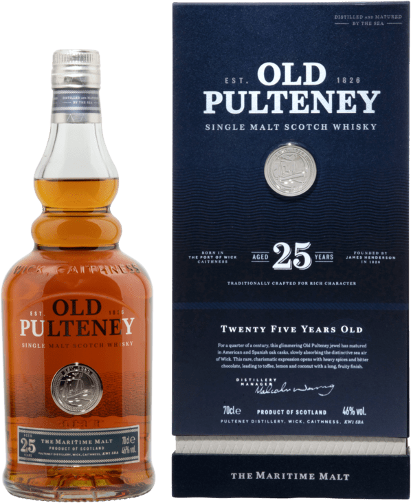 Old Pulteney 25 years old  46%