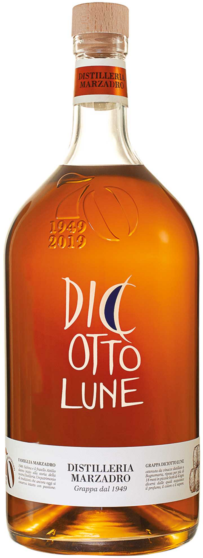 Grappa Marzadro Diciotto 18 Lune 41%