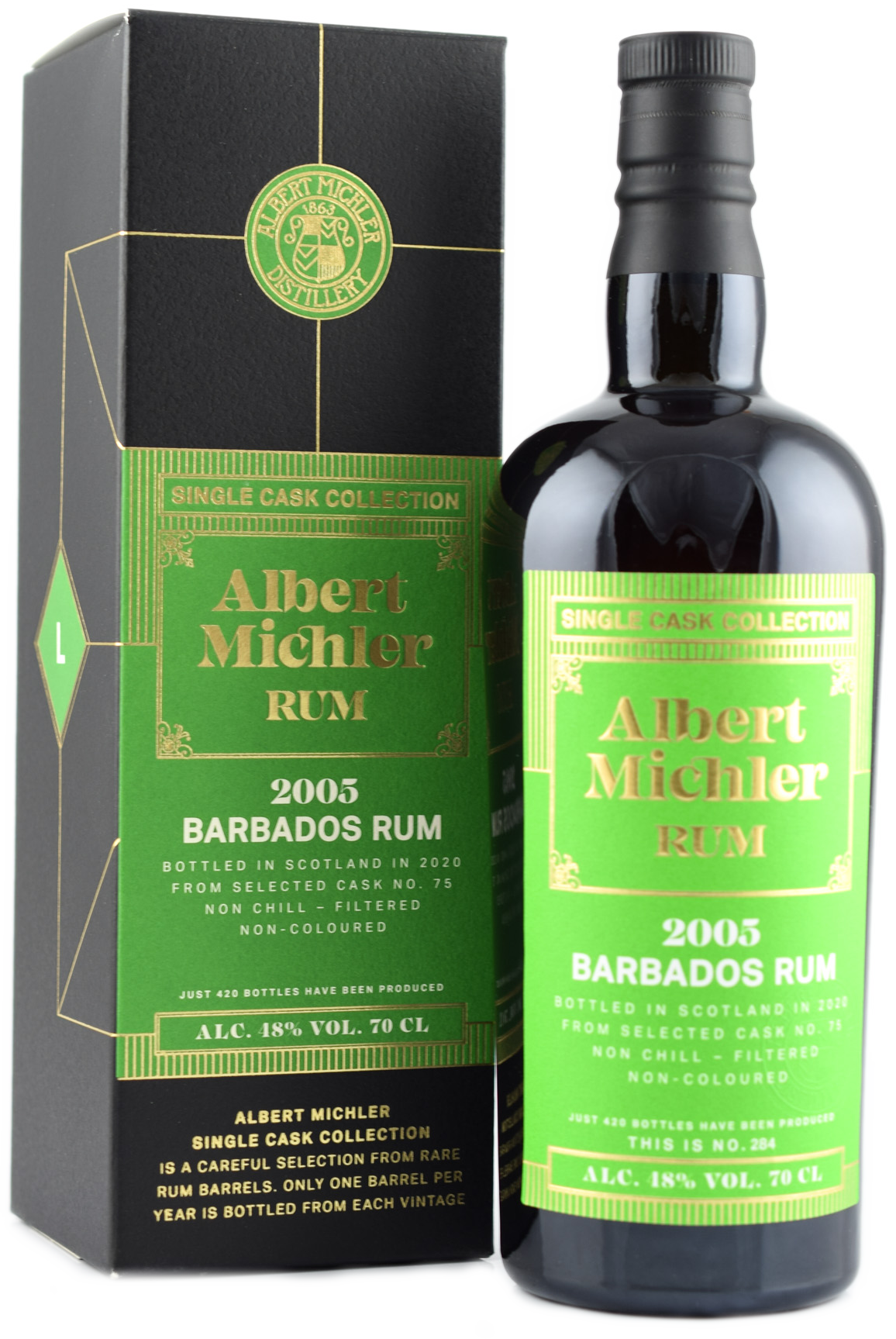Michler`s Barbados Single Cask 2005/2020 48%