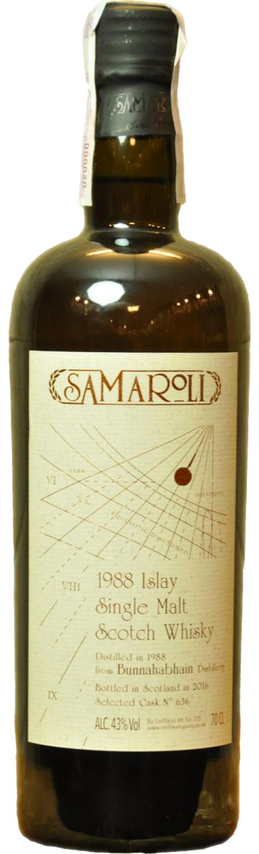 Samaroli Bunnahabhain 1988/28y 43%