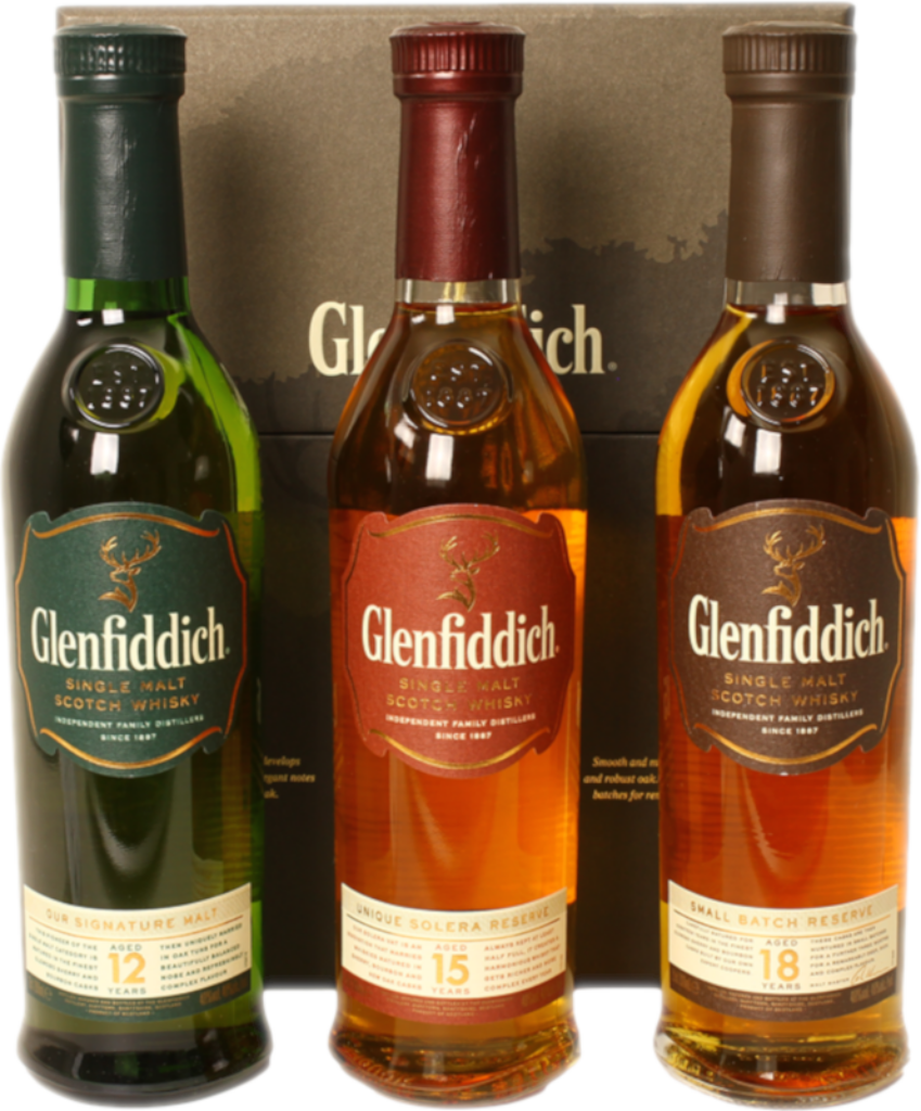 Glenfiddich 12/15/18yo Mix Pack 43%