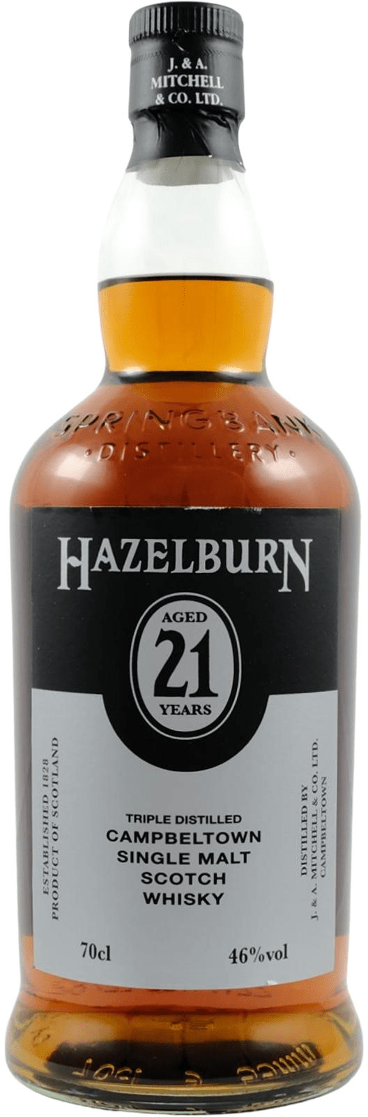Hazelburn 21yo 46%