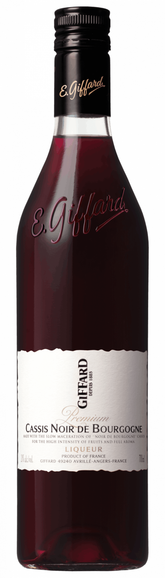 Giffard Premium Cassis Noire de Bourgogne 20%
