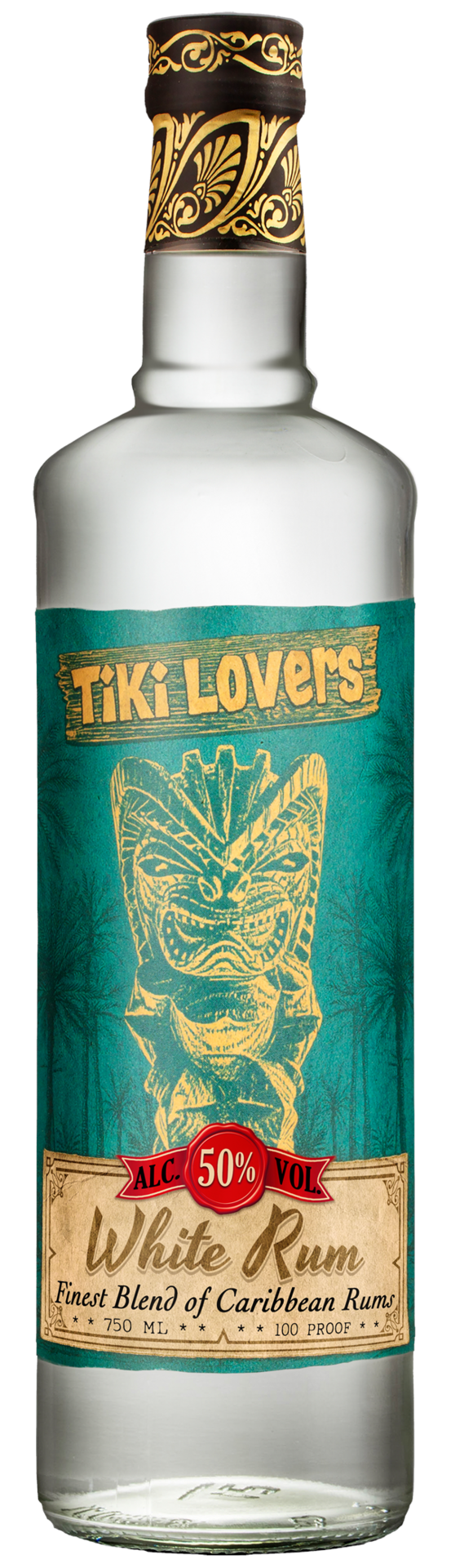 Tiki Lovers White Premium Rum 50%
