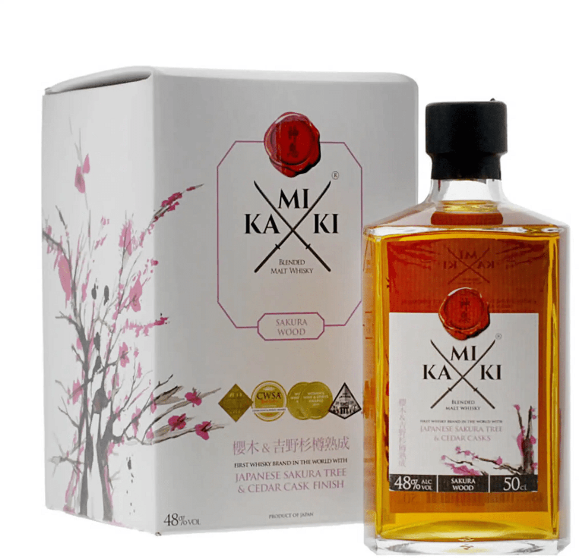 Kamiki Sakura Wood Finish Whisky 48%