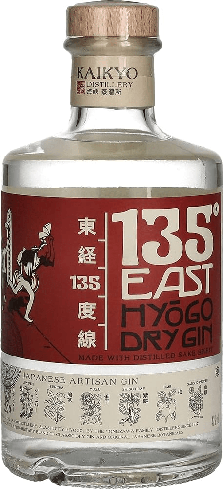 Hyogo 135° East Dry Gin 42%