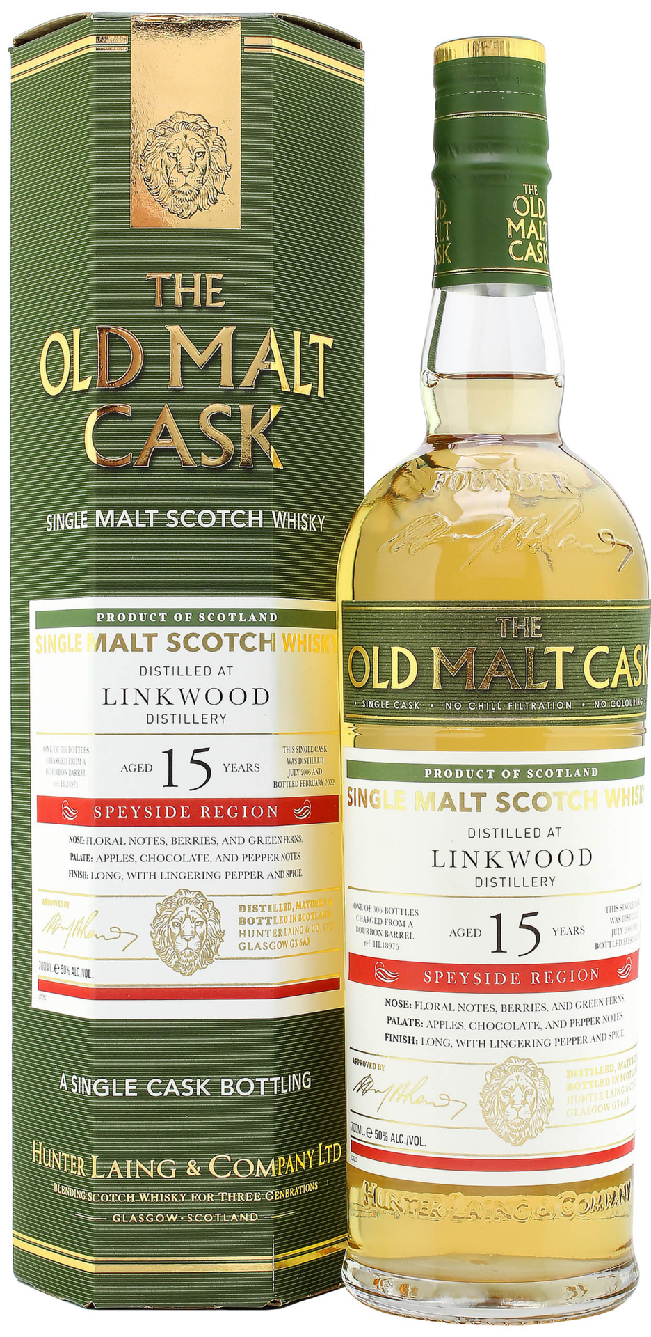 Old Malt Cask Linkwood 2006/15y 50% 