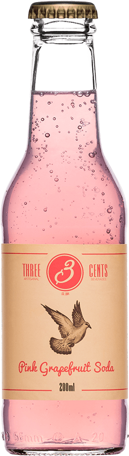 Three Cents Pink Grapefruit Soda