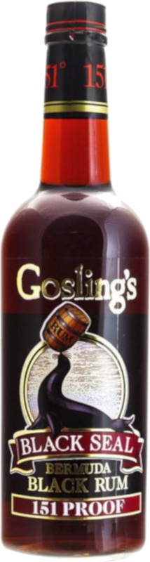 Gosling's Black Seal 151 Proof  75.5%