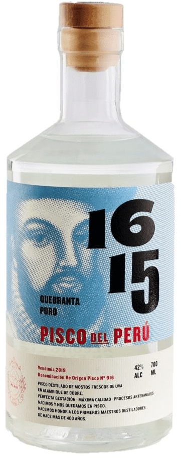 Pisco 1615 Puro Quebranta 42%