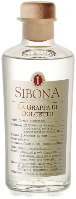 Sibona Grappa di Dolcetto 42%