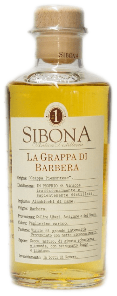 Sibona Grappa di Barbera 40%