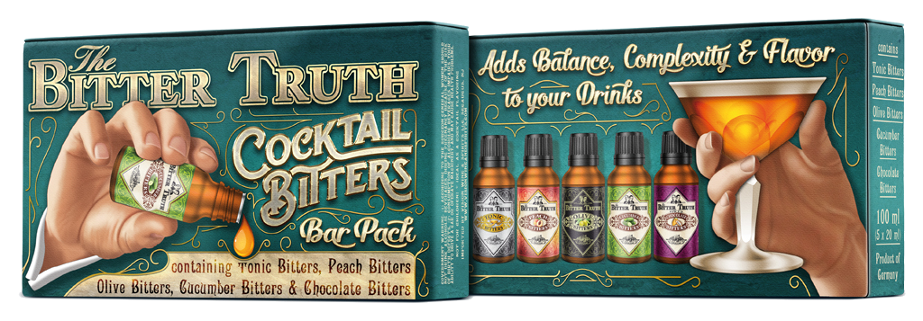 The Bitter Truth Cocktail Bitters Bar Pack 41%