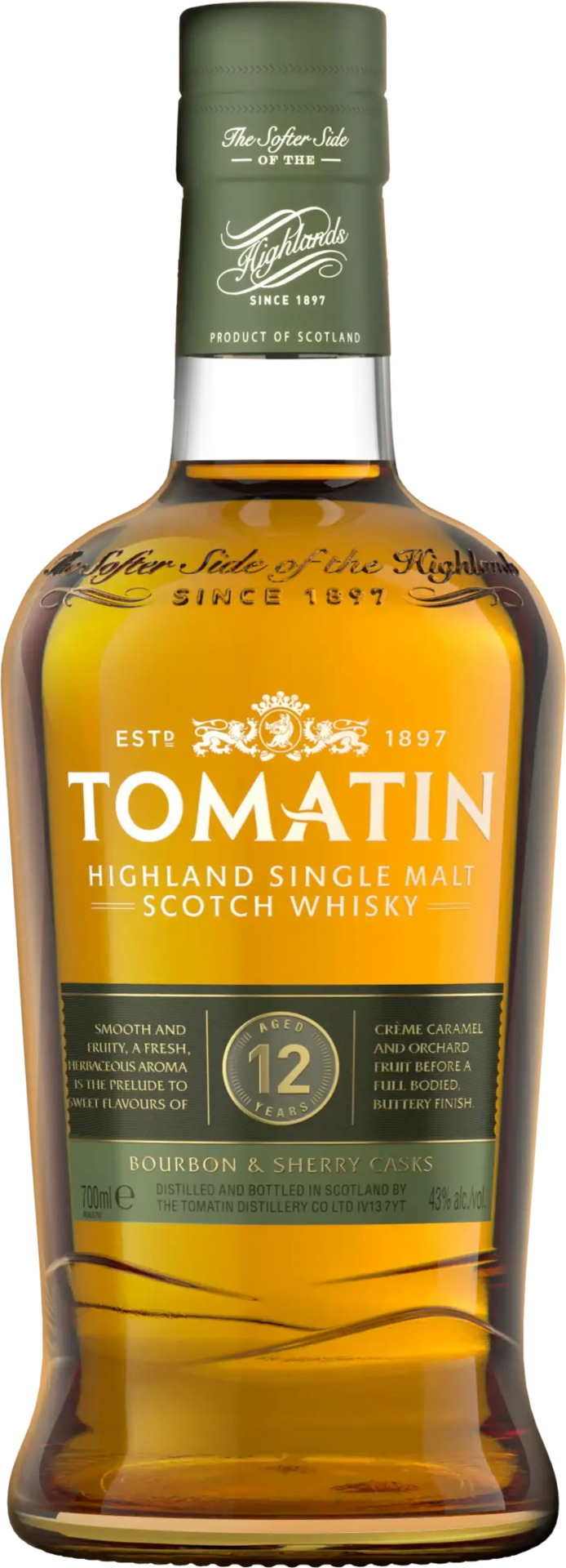 Tomatin 12 yo 43%