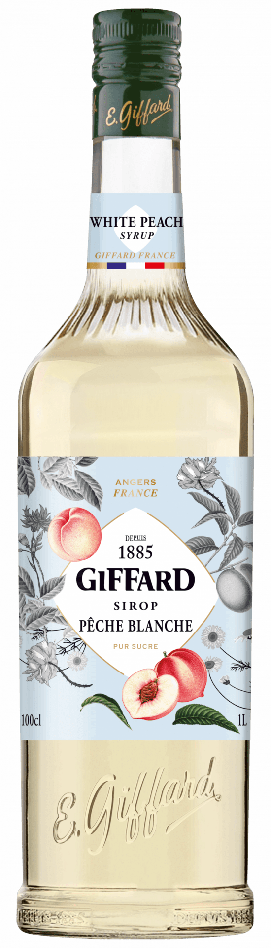 Giffard Weisser Pfirsich Sirupe