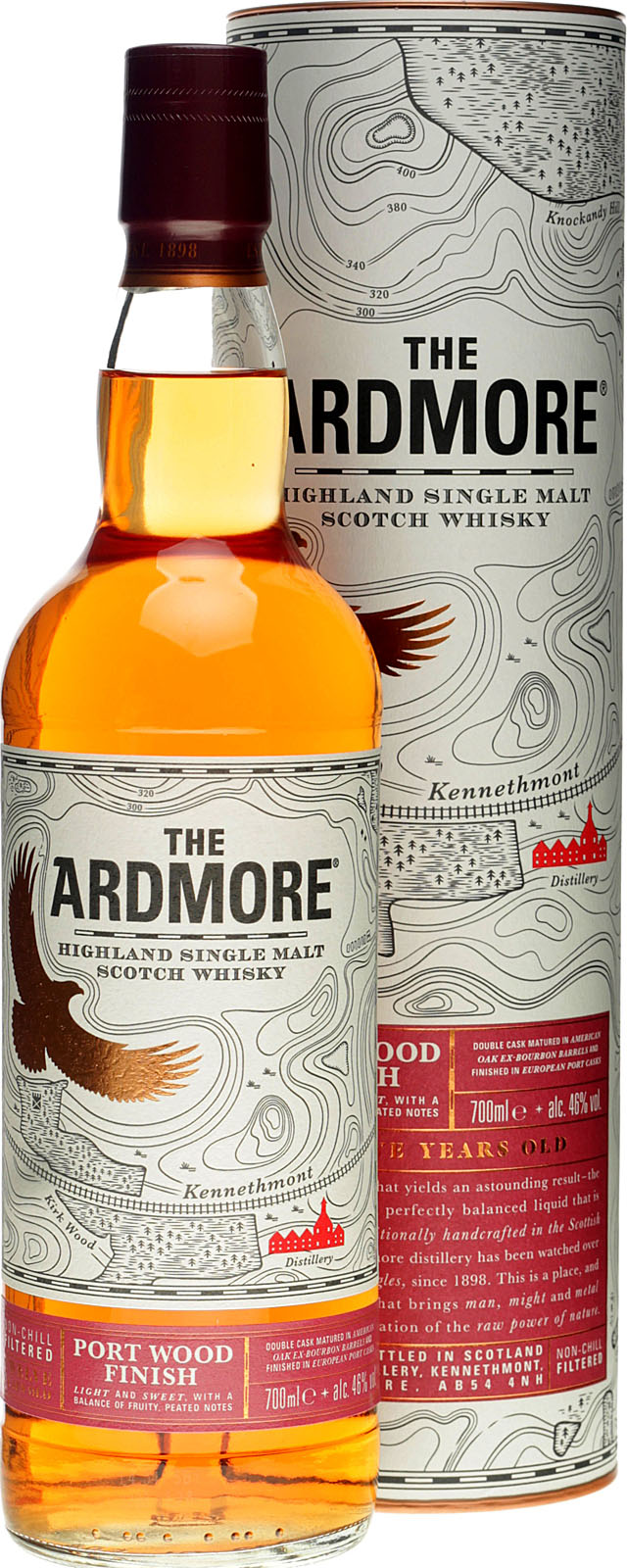 Ardmore 12 years Old Portwood Finish 46% 