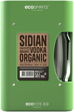 Sidian Swiss Organic Wheat Vodka ecoSpirits 40%