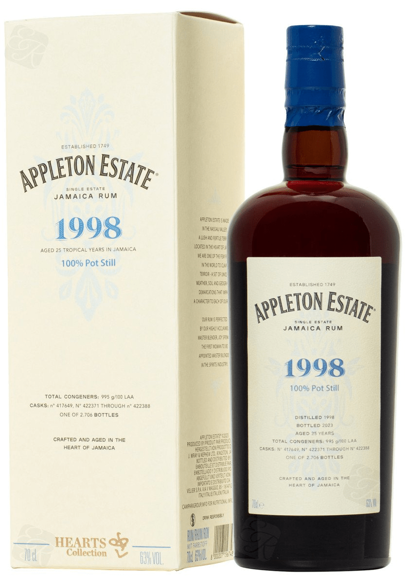 Appleton 1998 Hearts Collection 25y 63%