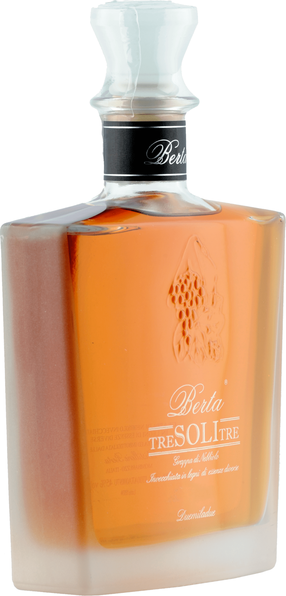 Grappa di Nebbiolo da Barolo TRE SOLI TRE