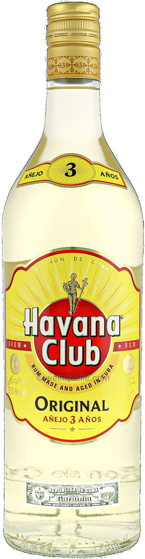 Havana Club 3 years 37.5%