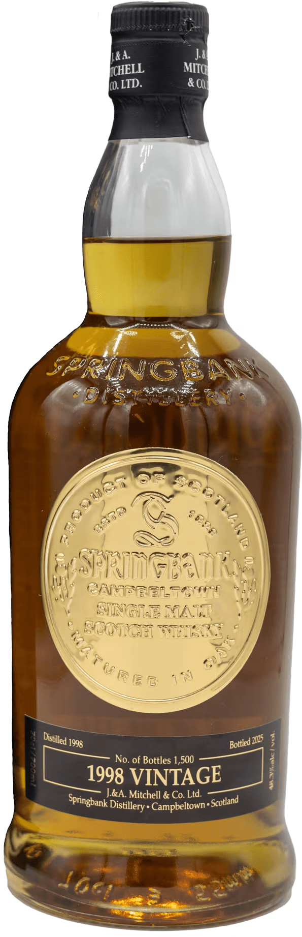 Springbank 1998 Vintage 26yo Limited Edition 48.3%