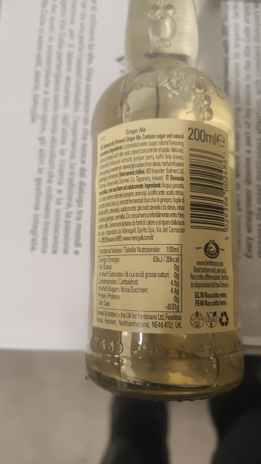 Fentimans Ginger Ale