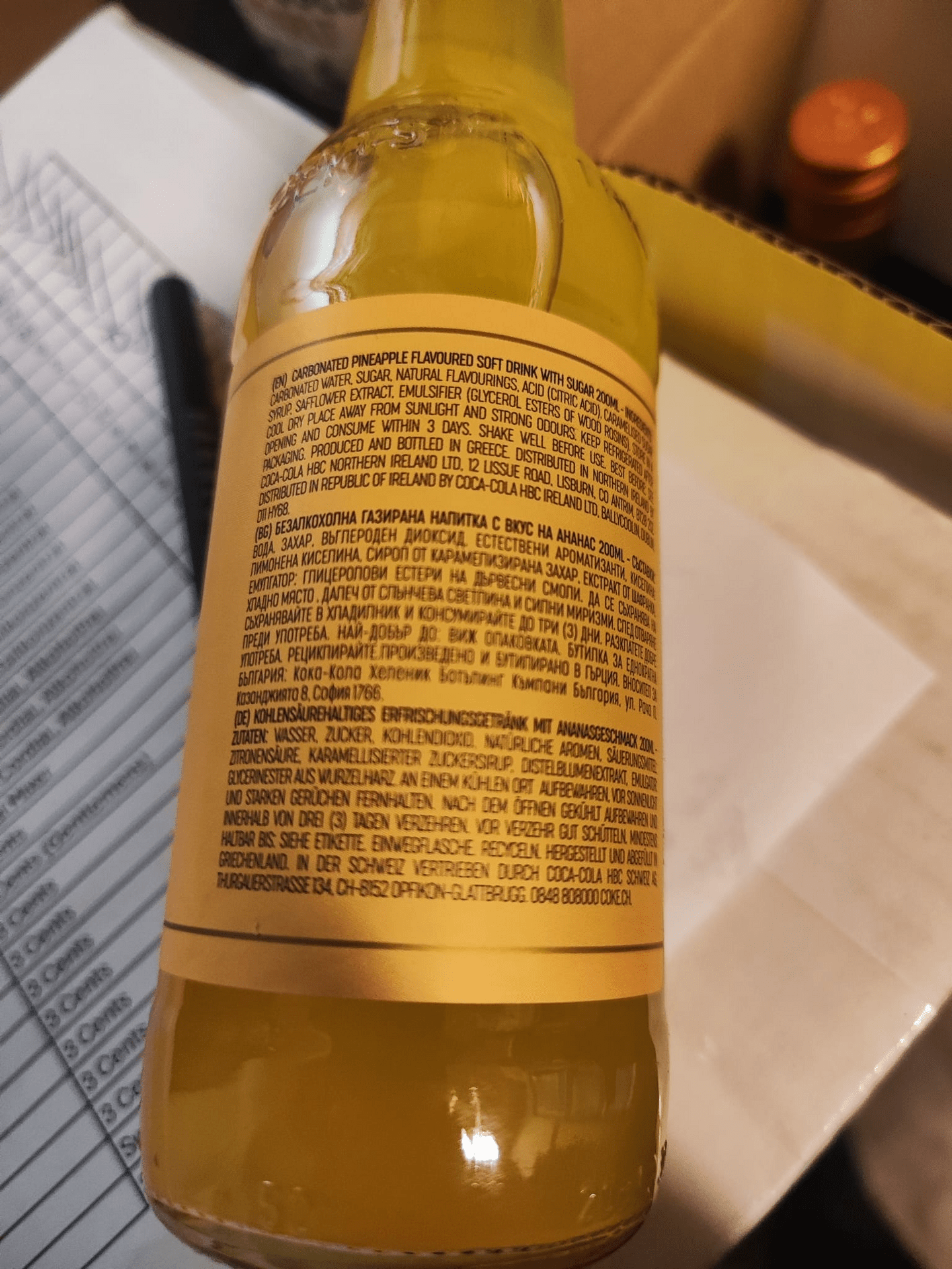 Three Cents Lemon Tonic