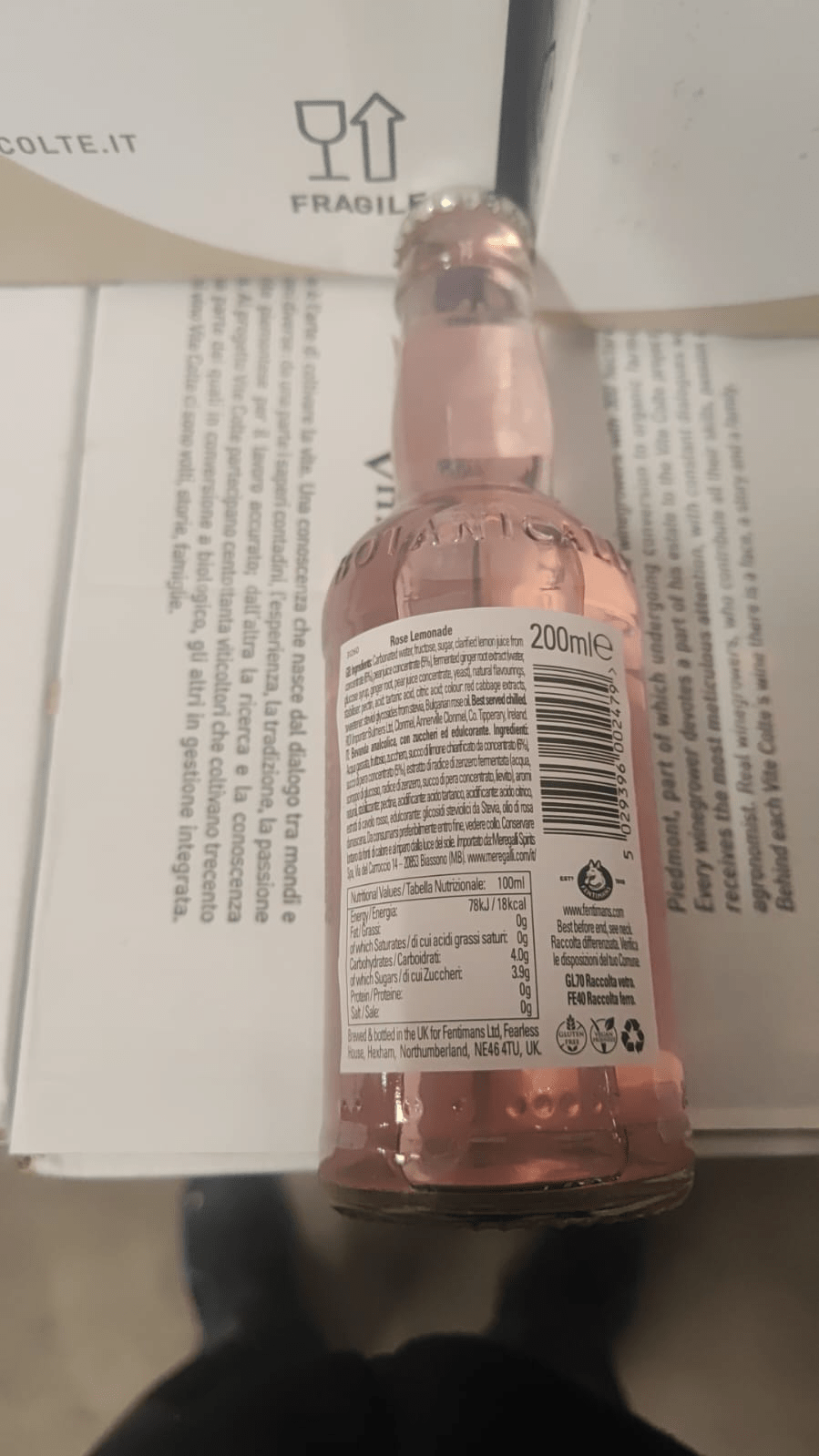 Fentimans Rose Lemonade