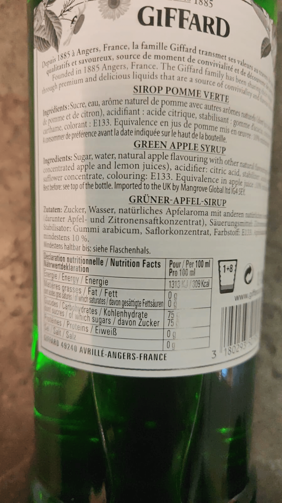 Giffard Green Apple Sirupe