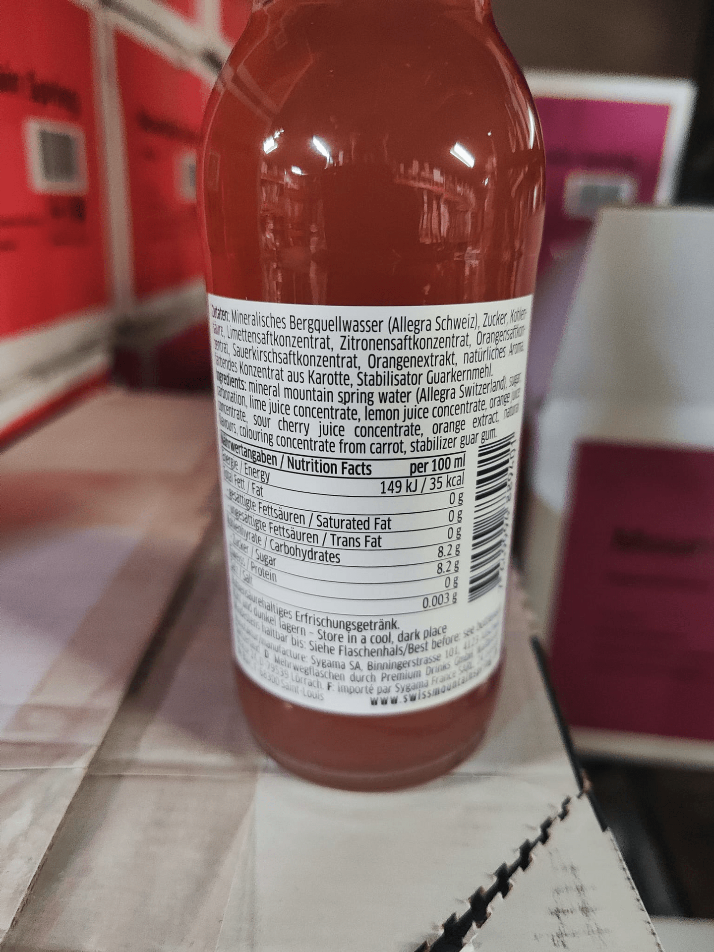 Swiss Mountain Spring Smokey Orange Ginger Ale