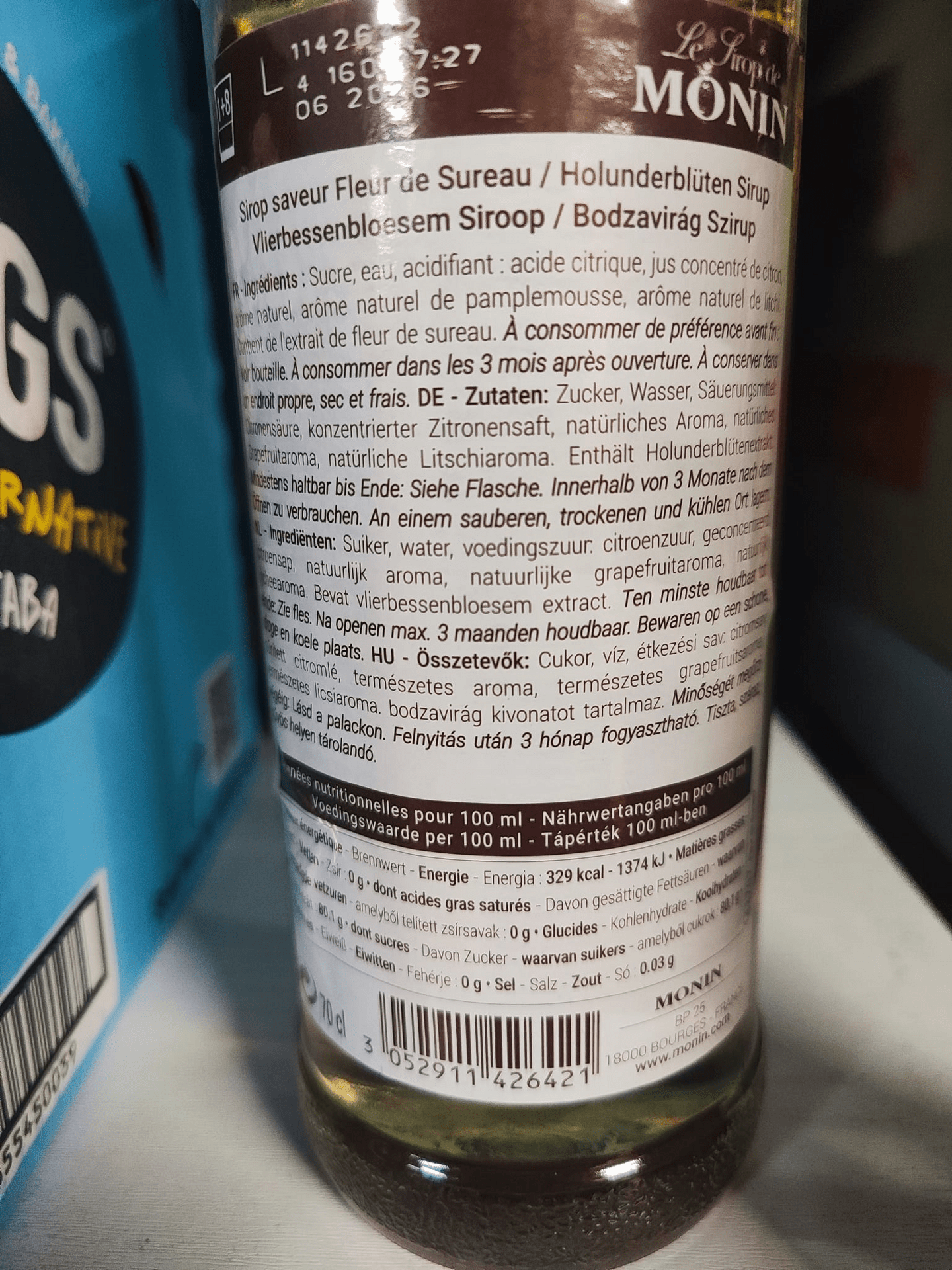 Monin Holunderblüte