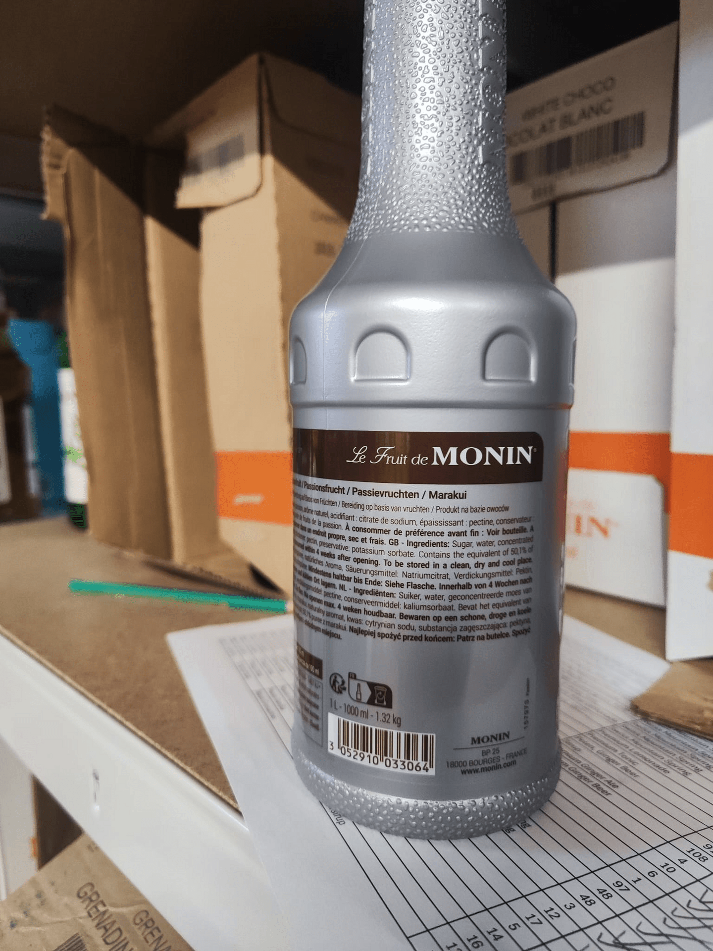 Monin Fruchtpuree Passionsfrucht