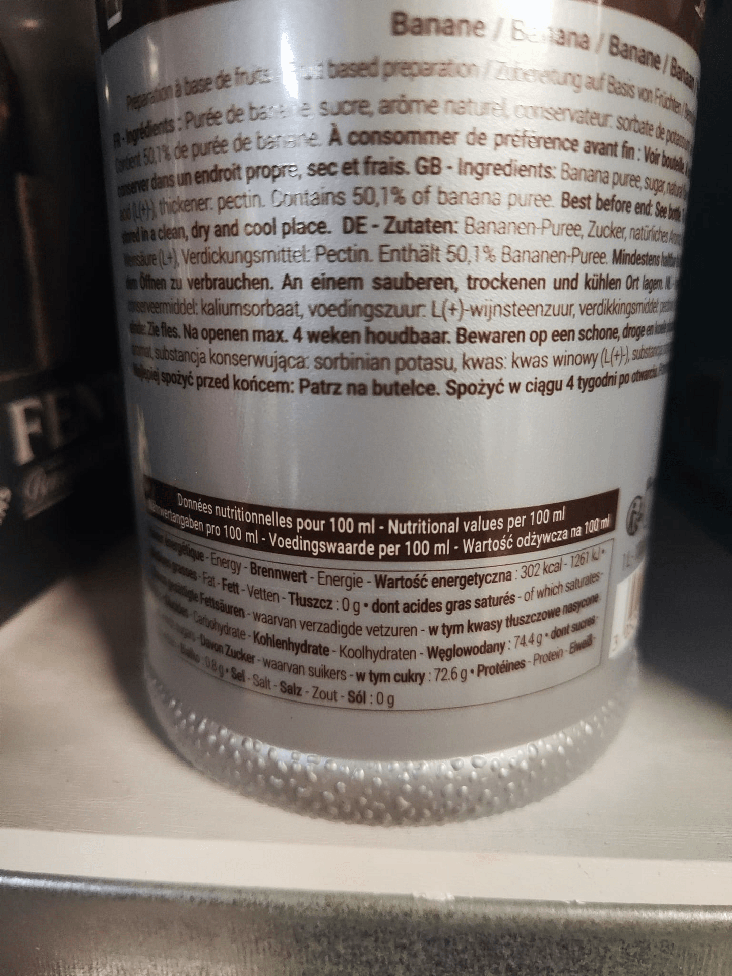 Monin Fruchtpuree Banane