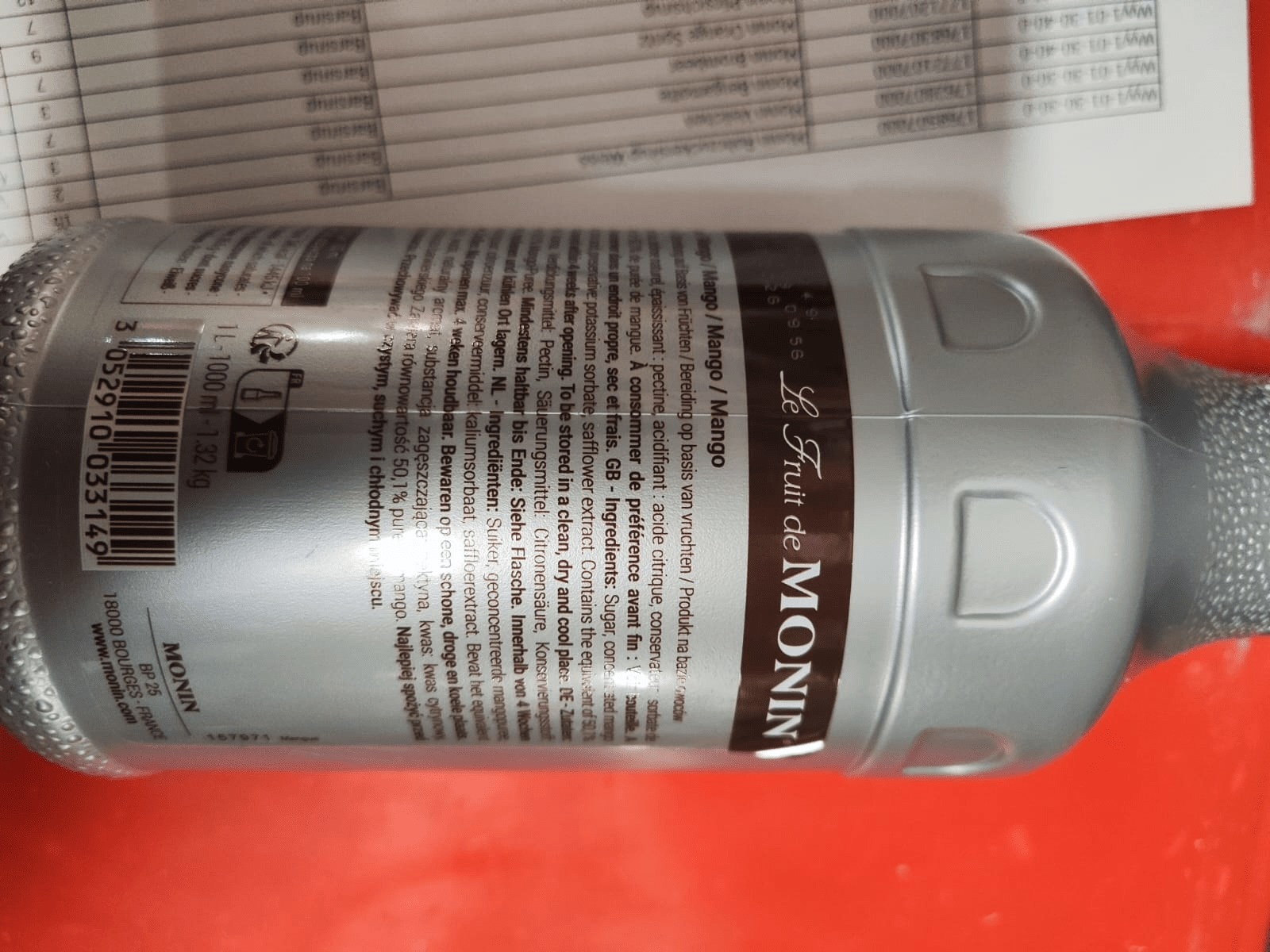 Monin Fruchtpuree Mango