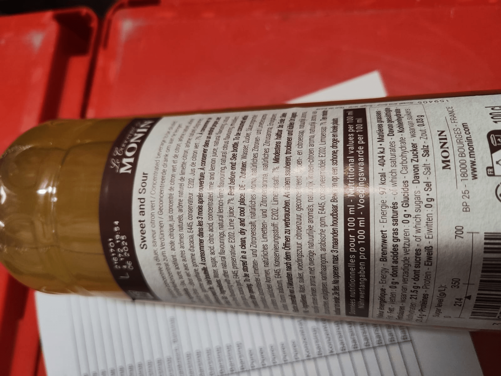 Monin Sweet & Sour Mix