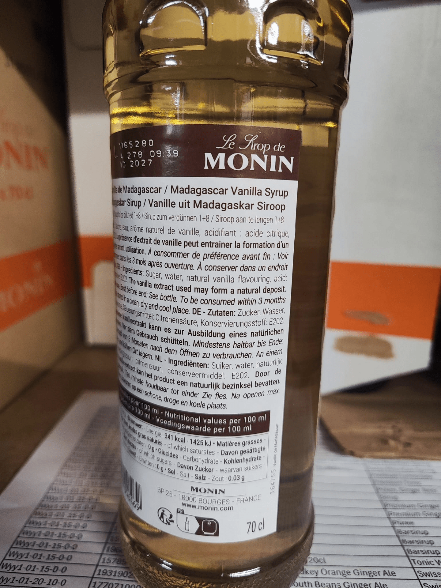 Monin Vanilla