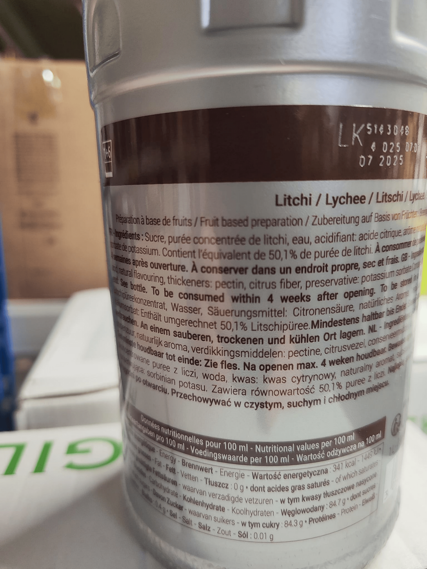 Monin Fruchtpuree Kiwi