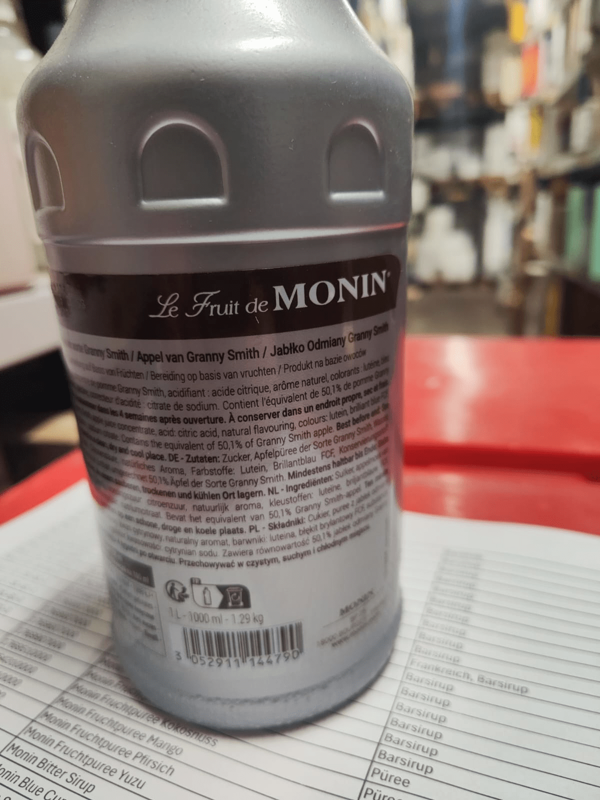 Monin Fruchtpuree Apfel