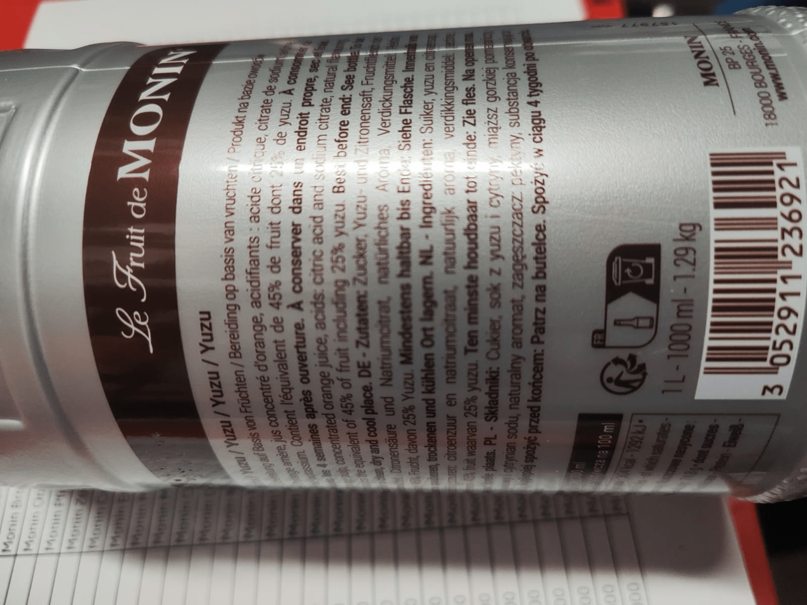 Monin Fruchtpuree Yuzu