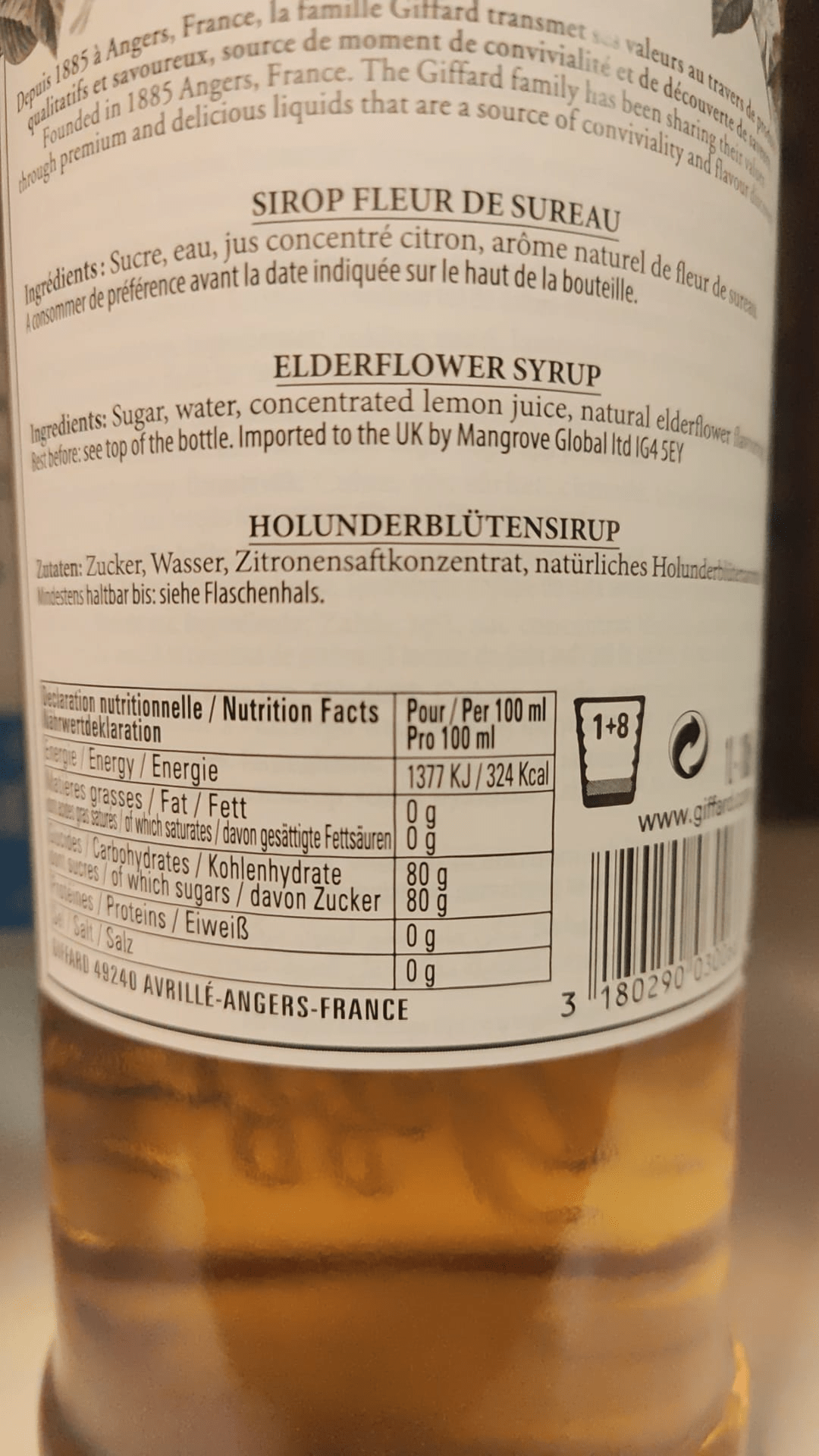 Giffard Holunder Sirup