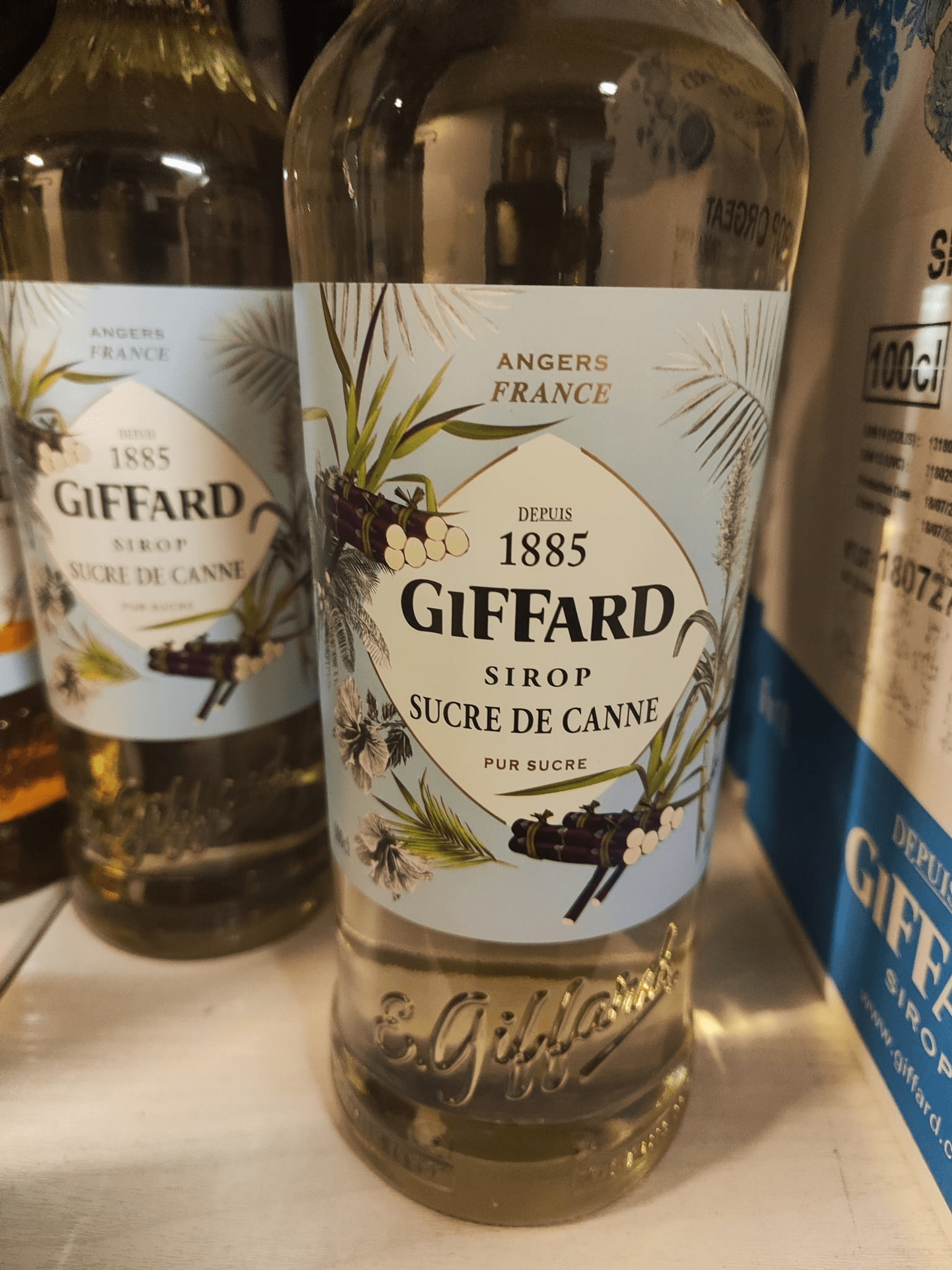 Giffard Rohrzucker Sirupe weiss