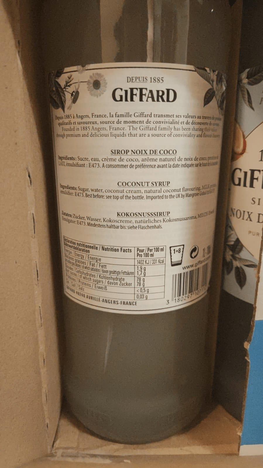 Giffard Coconut Sirup