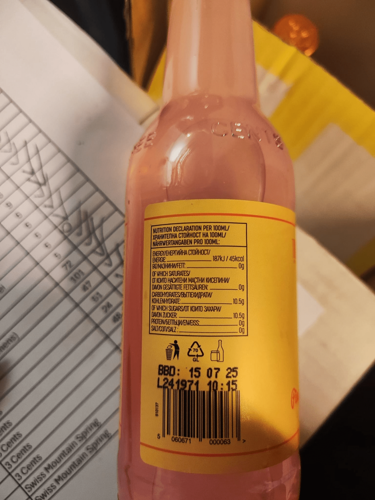 Three Cents Pink Grapefruit Soda