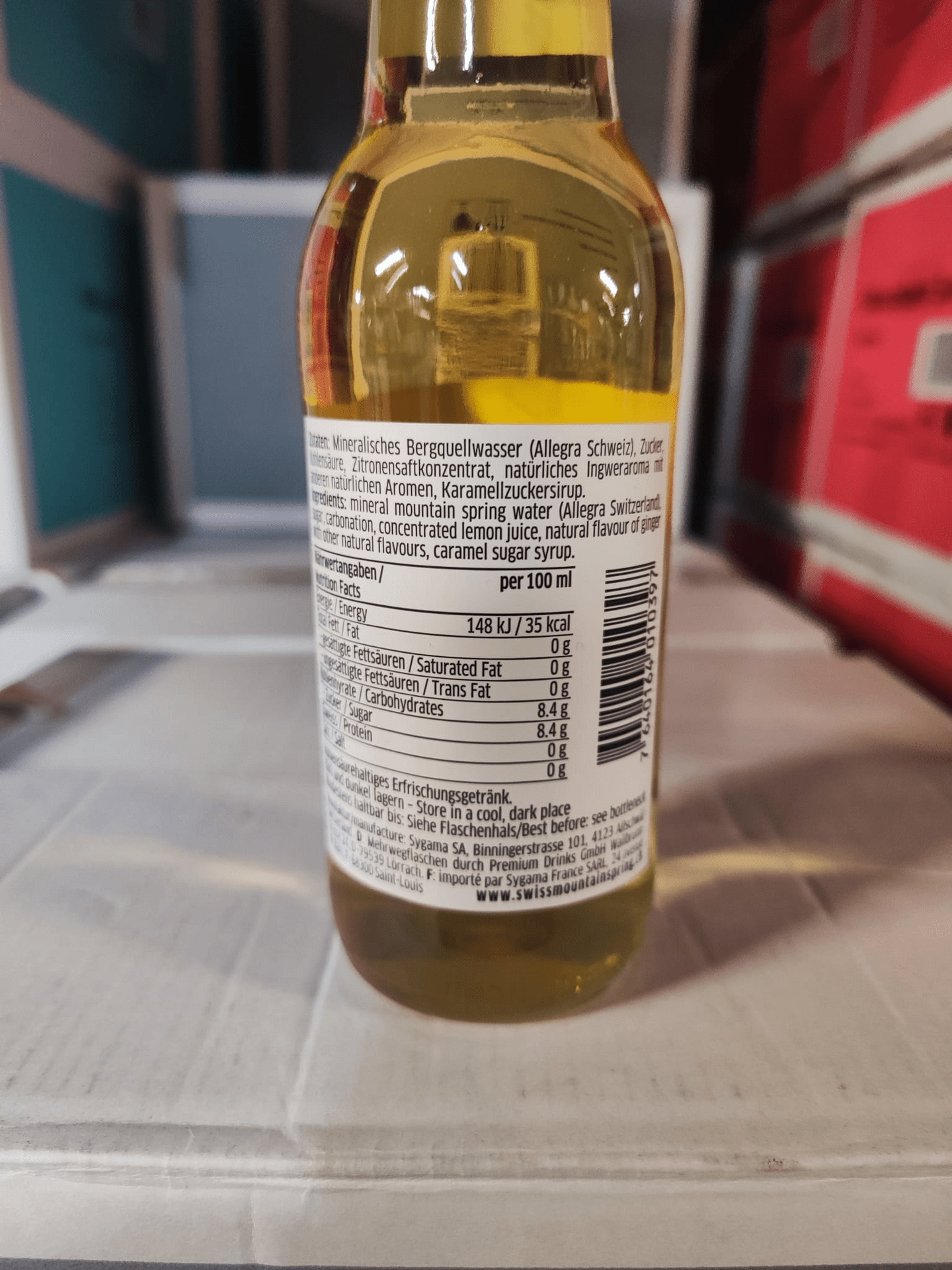 Swiss Mountain Spring Ginger Ale