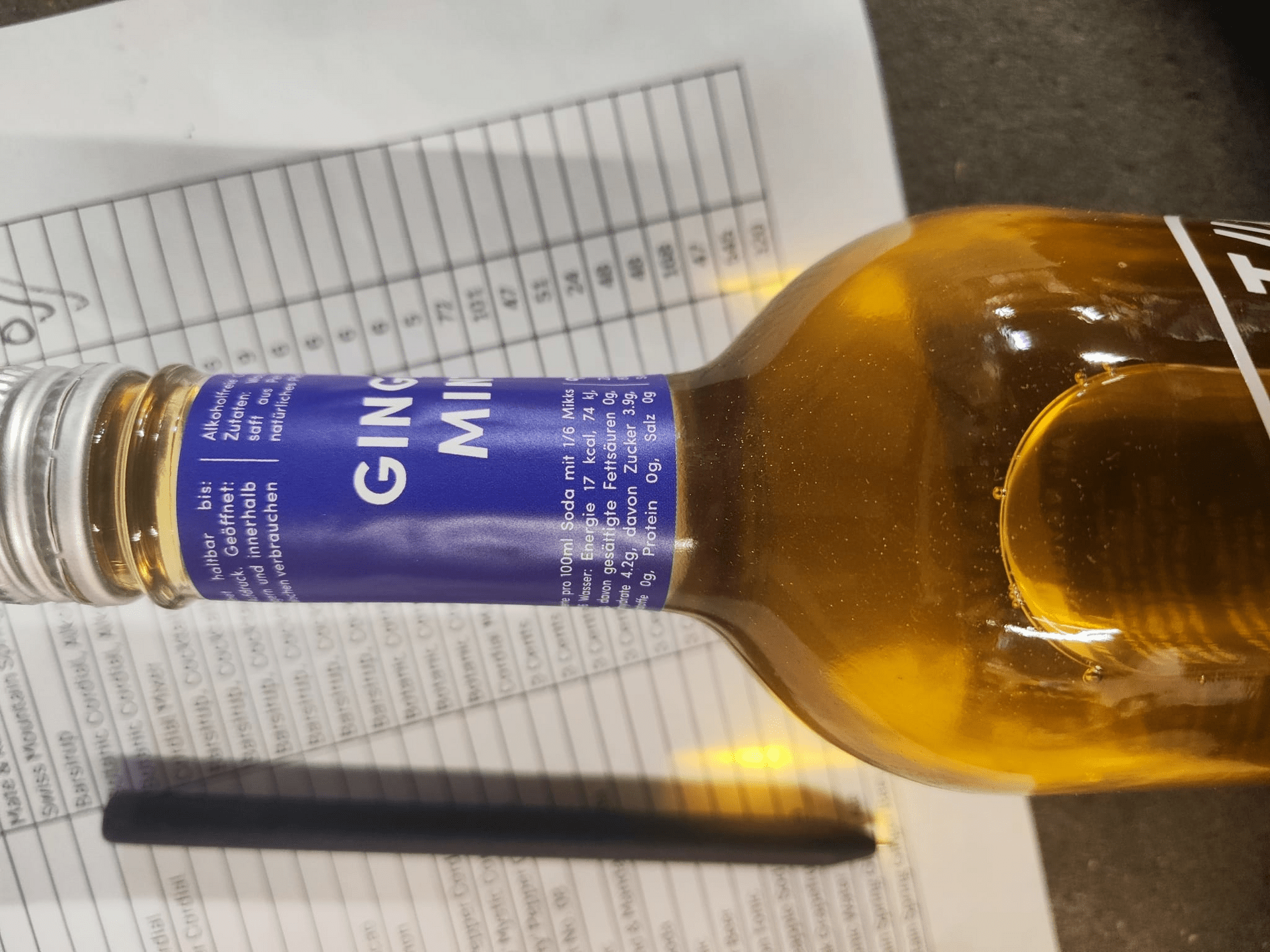 Mikks Drink Mixer Ginger Mint